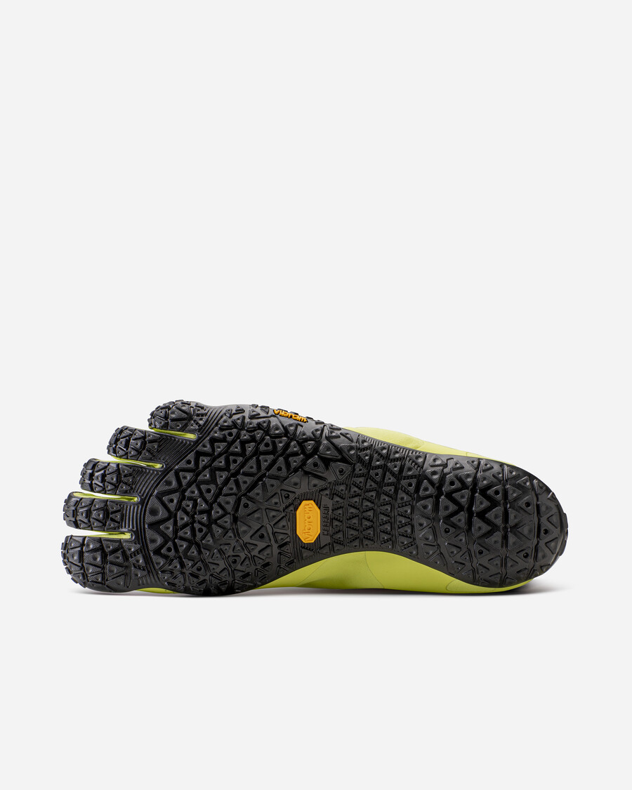 v-alpha da uomo verde lime nero