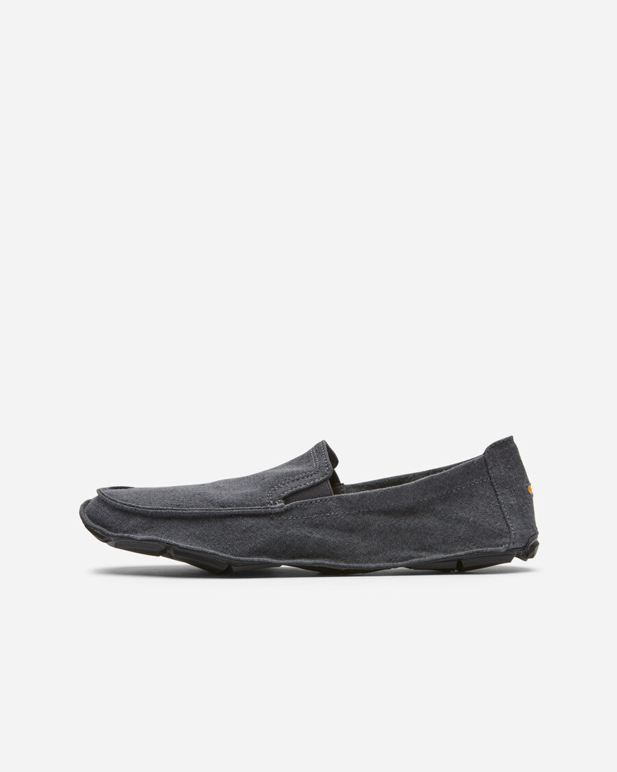 one quarter hemp uomo grigio nero