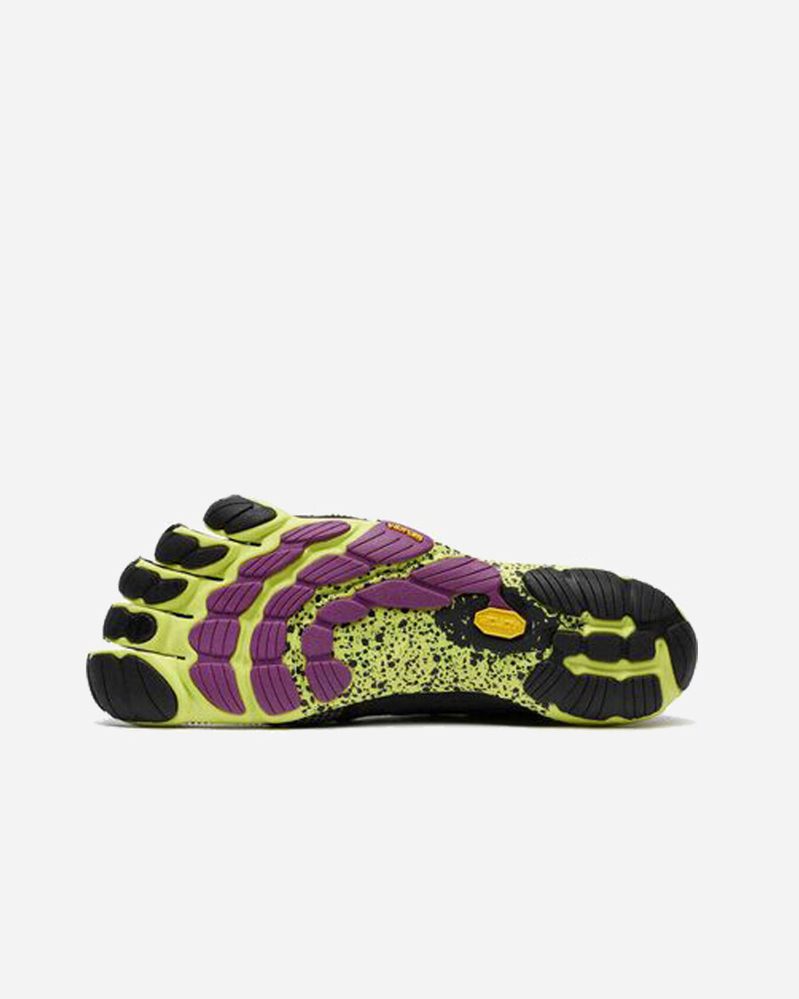 v-run da donna nero giallo viola