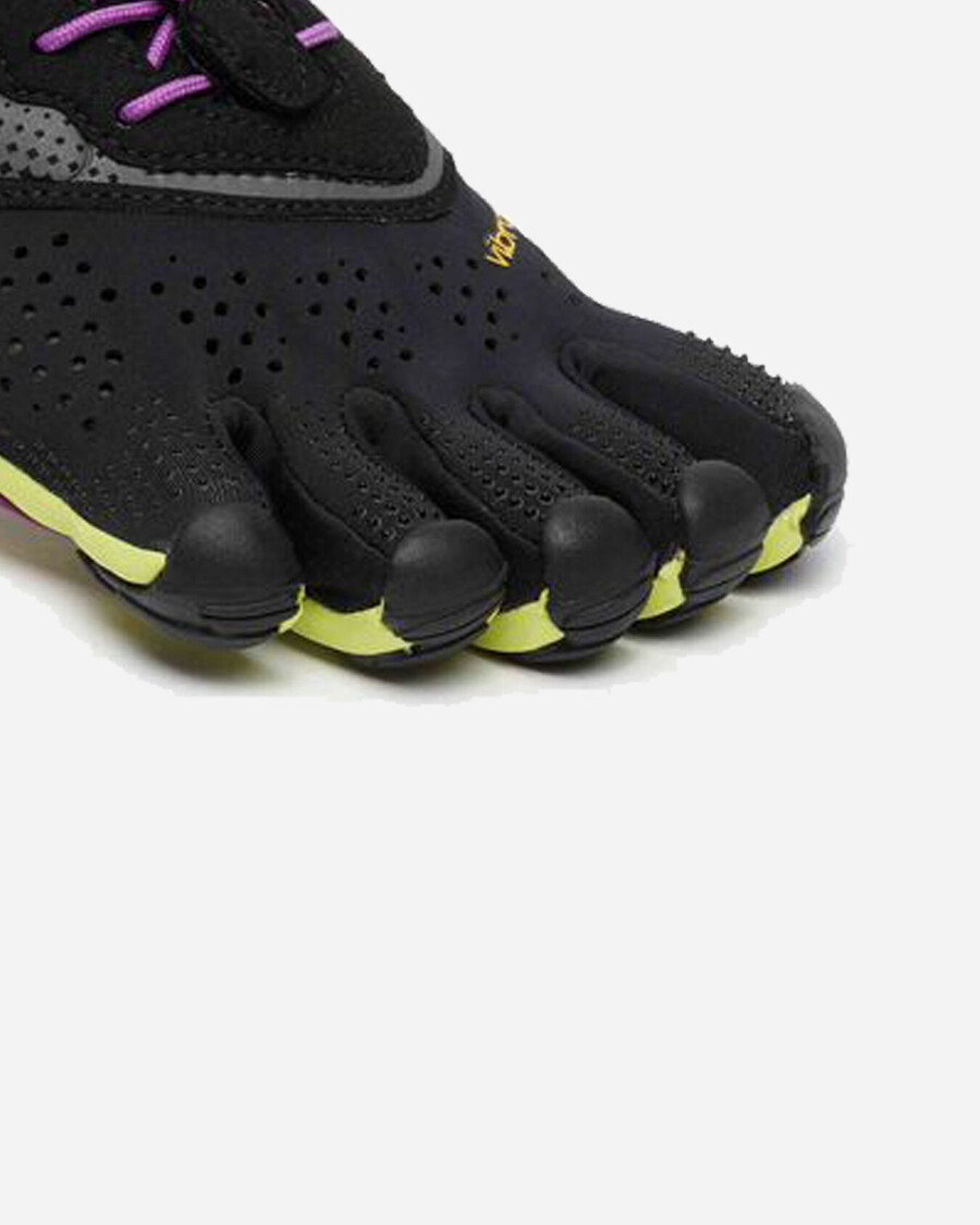 v-run da donna nero giallo viola