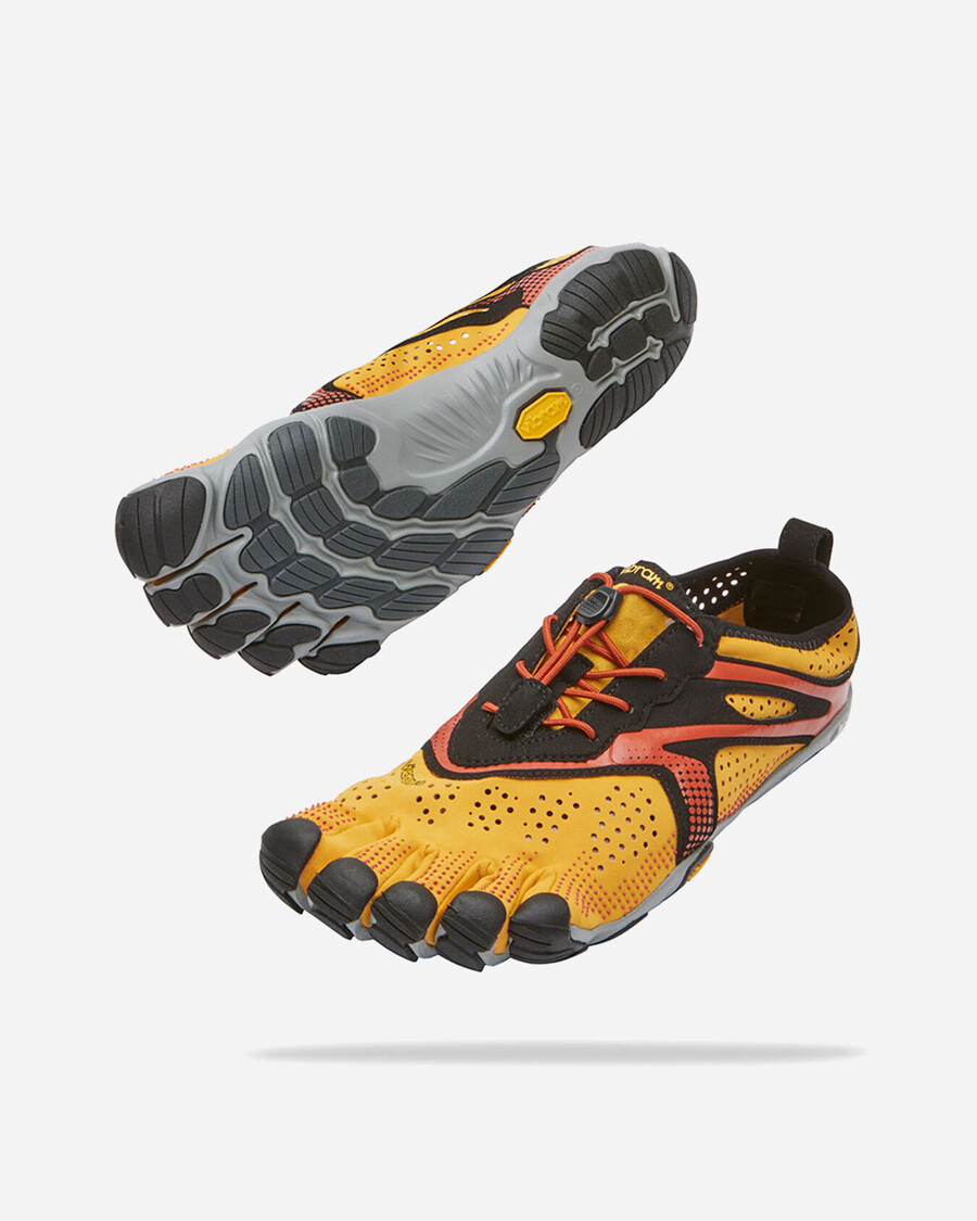 v-run da uomo color orogiallonero