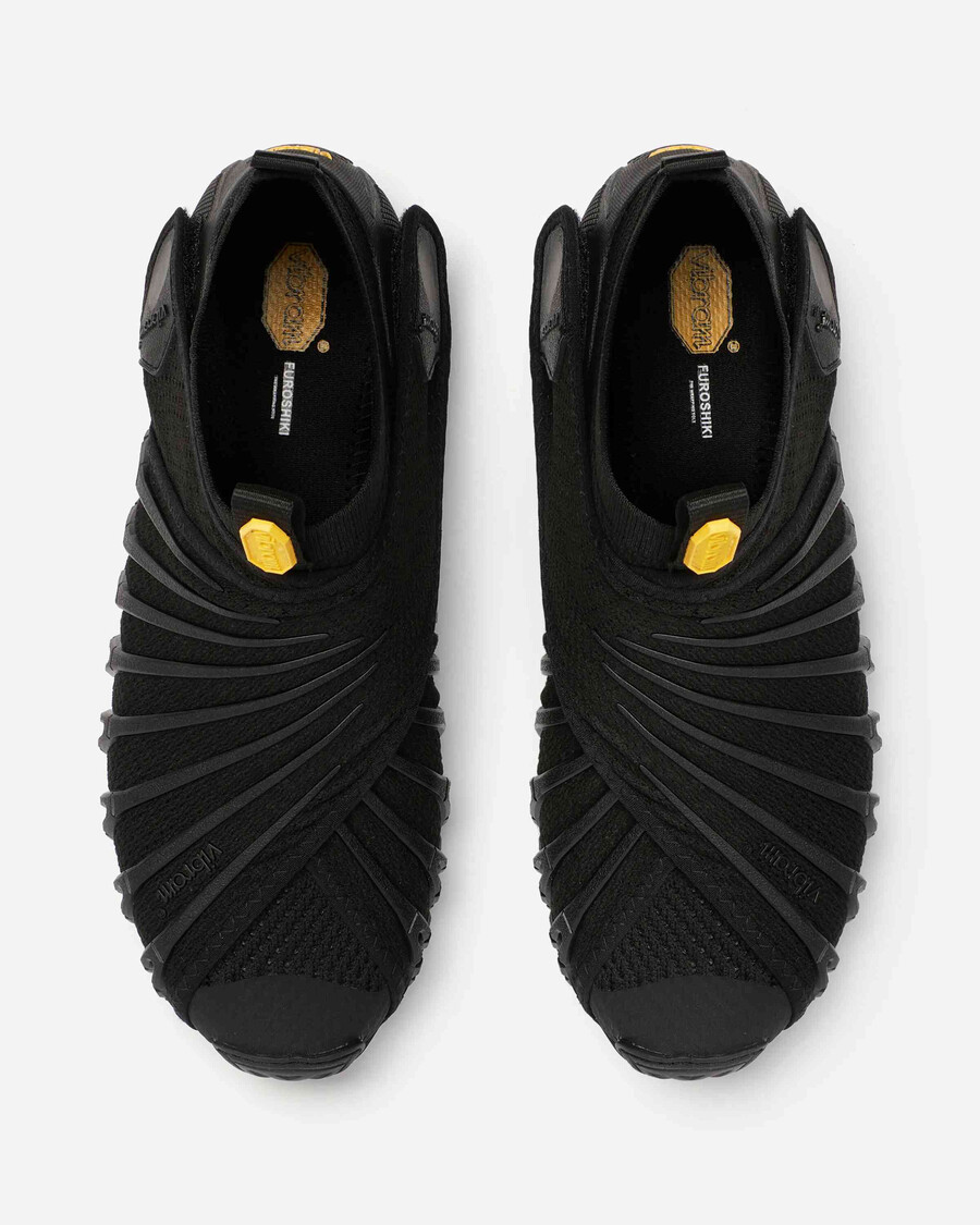 furoshiki knit high da donna nero
